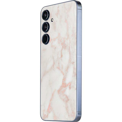Rose Gold Marble Galaxy A35 5G Skin